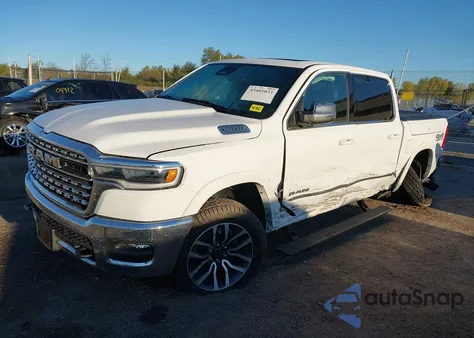 2025 Ram 1500 Limited 4X4 5'7 Box from USA, damaged, VIN 1C6SRFHP5SN742359